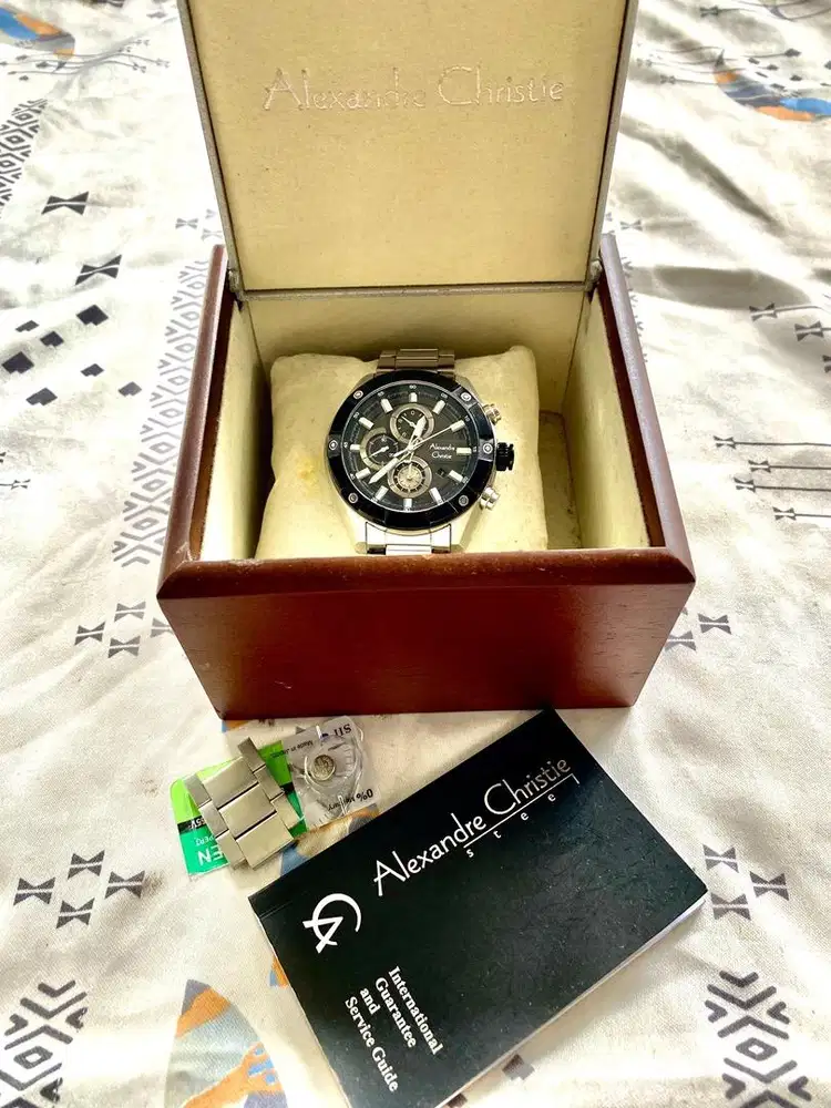 Jam Tangan Pria Alexandre Christie 6141 MC Pria Original