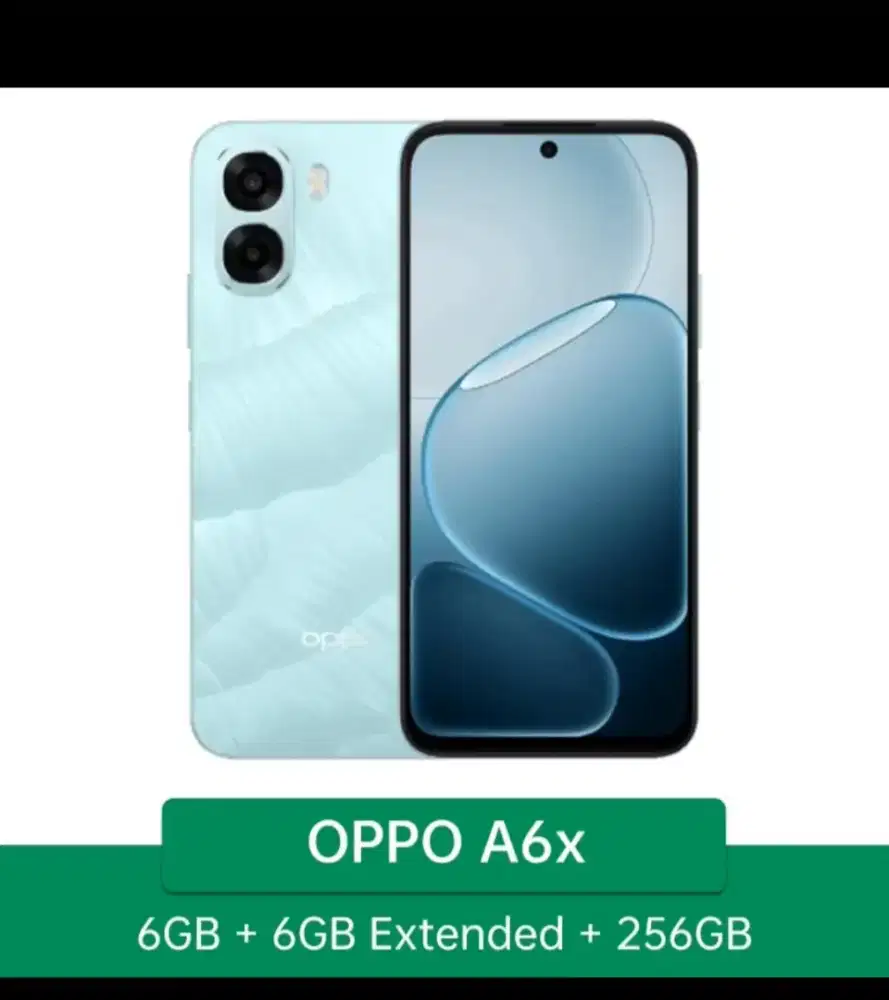 Dijual hp oppo A6x 6+6/256 kondisi baru