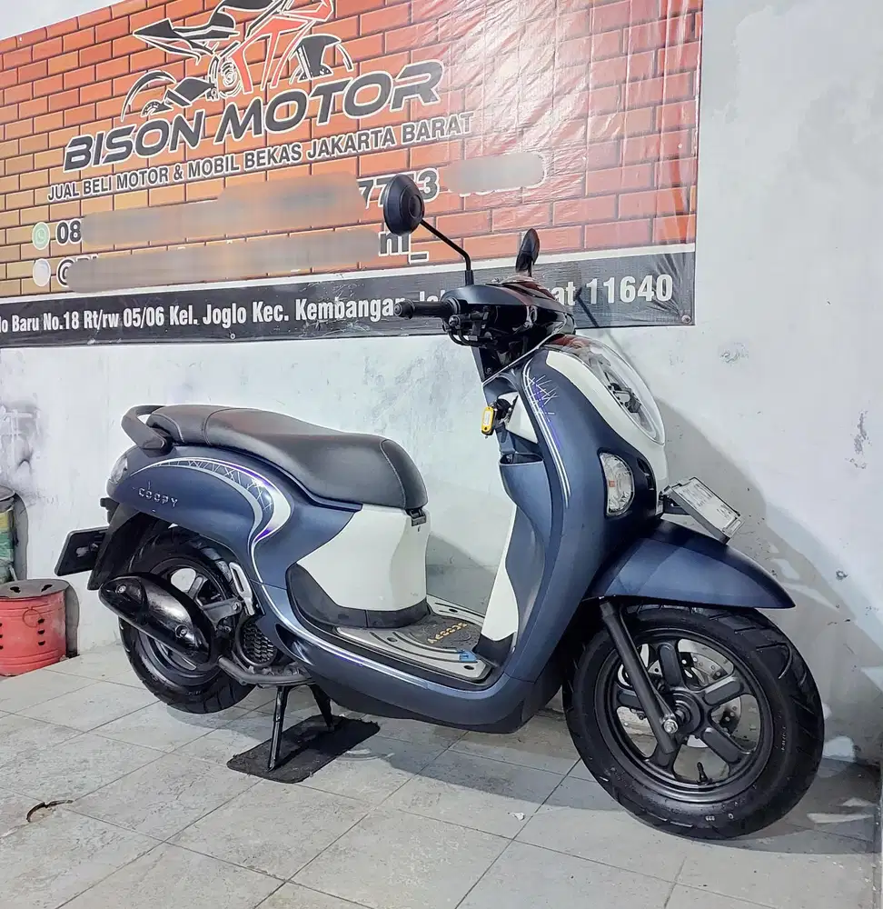 Seperti baru! HONDA ALL NEW SCOOPY ALARM CBS ISS 2025 Pajak ON Donat