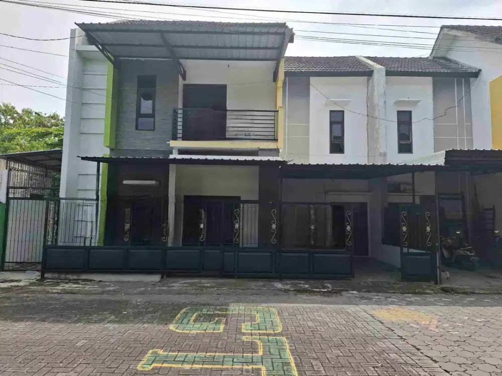 Rumah second strategis lokasi paling depan siap pakai