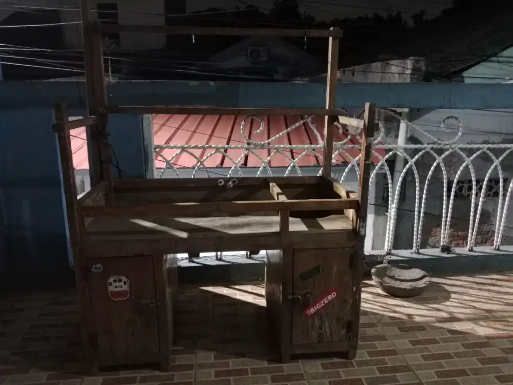 Jual gerobak kopi buat di motor seken