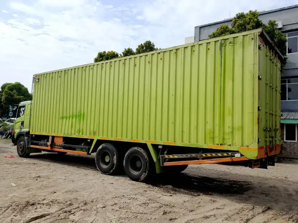 HINO FL235JW 2021 EURO2 TRONTON 6X2 10 RODA BOX ORIGINAL SIAPKERJA TOP