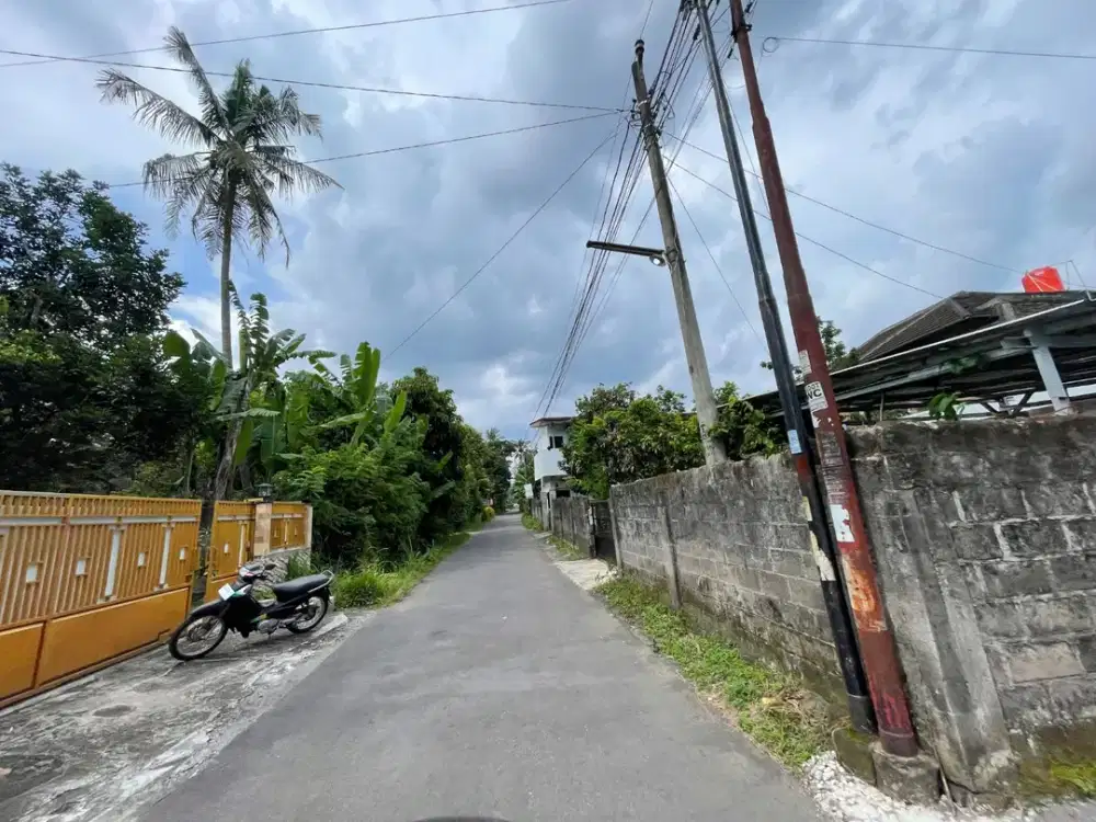 Dijual tanah 2 muka  (hadap utara dan selatan) lokasi startegis di blotan, wedomartani yogyakarta dekat kampus UPN