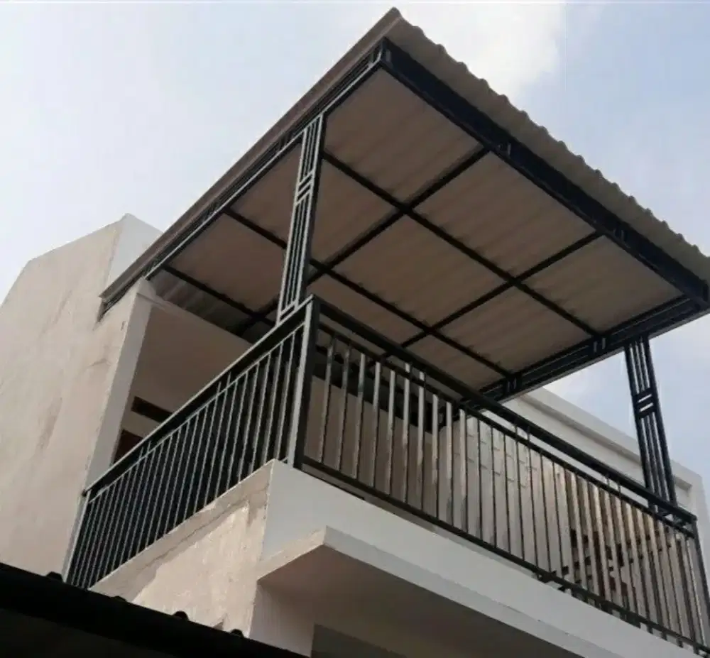 Kanopi berkualitas rangka galvanis