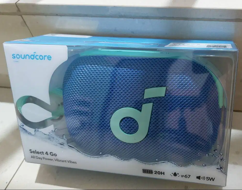 (BNIB) Soundcore by Anker Select 4 Go Portable Bluetooth Speaker