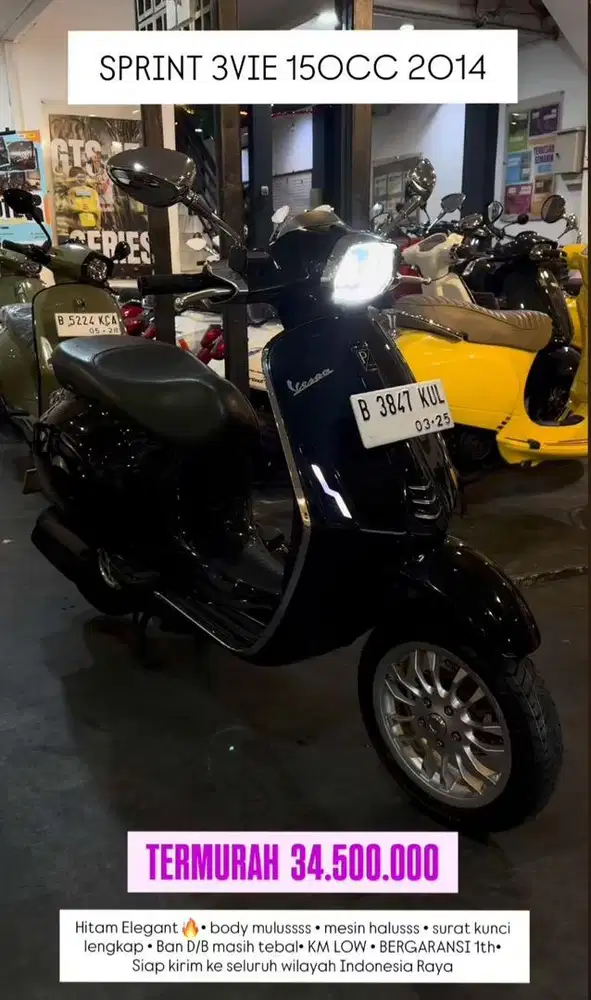 Vespa sprint 150 3vie 2014