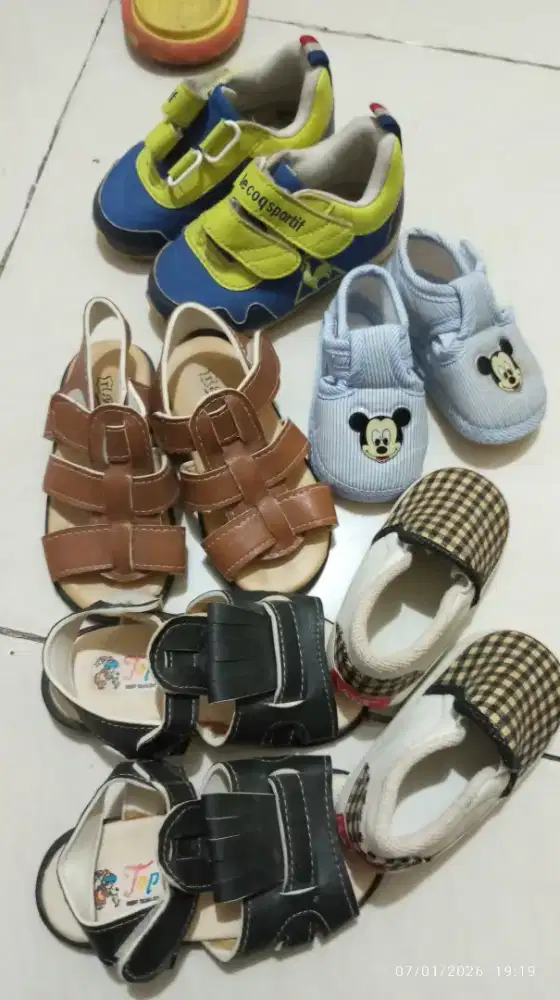 prelove sepatu sandal baby