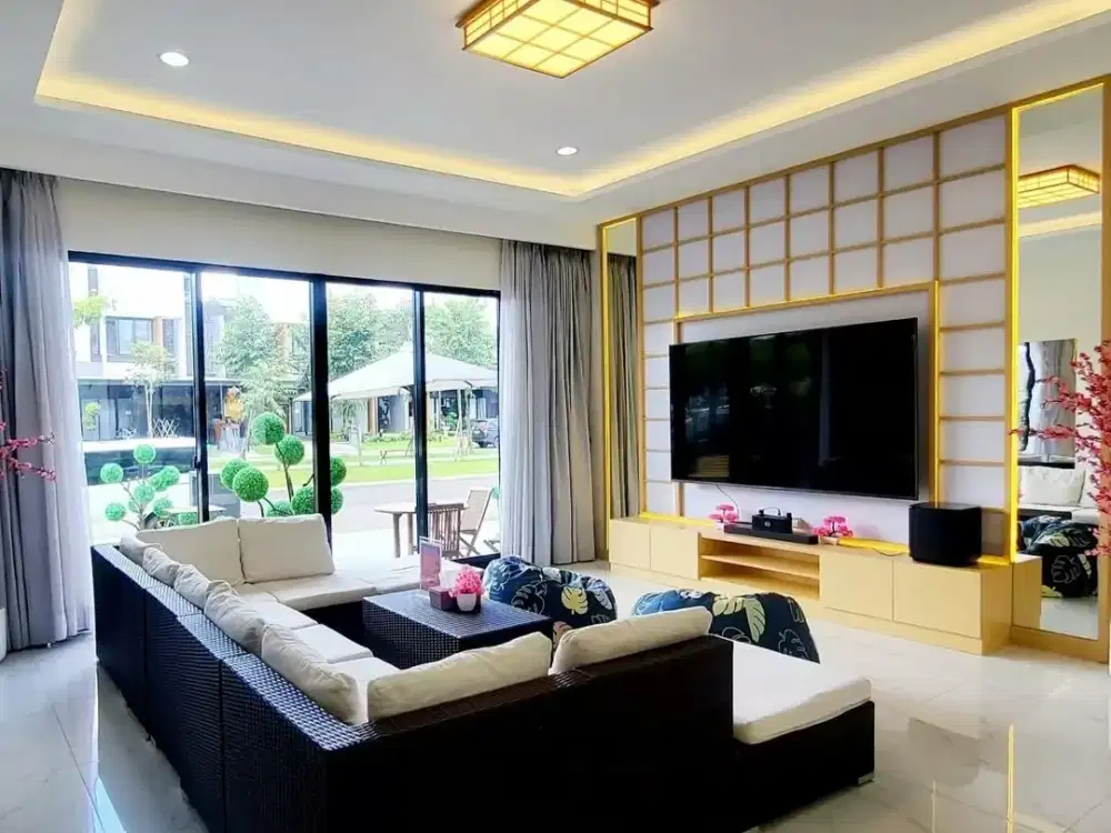 Turun Harga Rumah Mewah Konsep Resort Ala Jepang di Suvarna Sutera