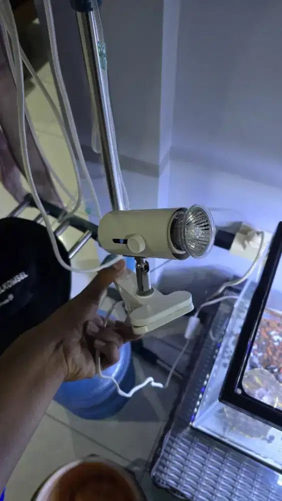 Lampu Jepit Spotlight Aquarium