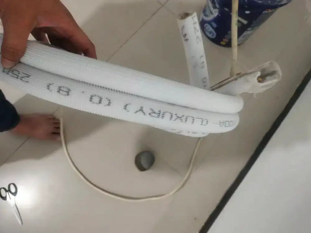 Pipa ac hoda luxury 0.8 mm bekas pakai