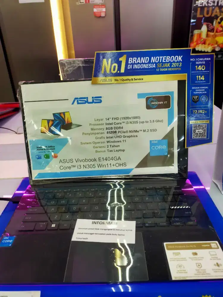 Laptop Kapasitas 256 512