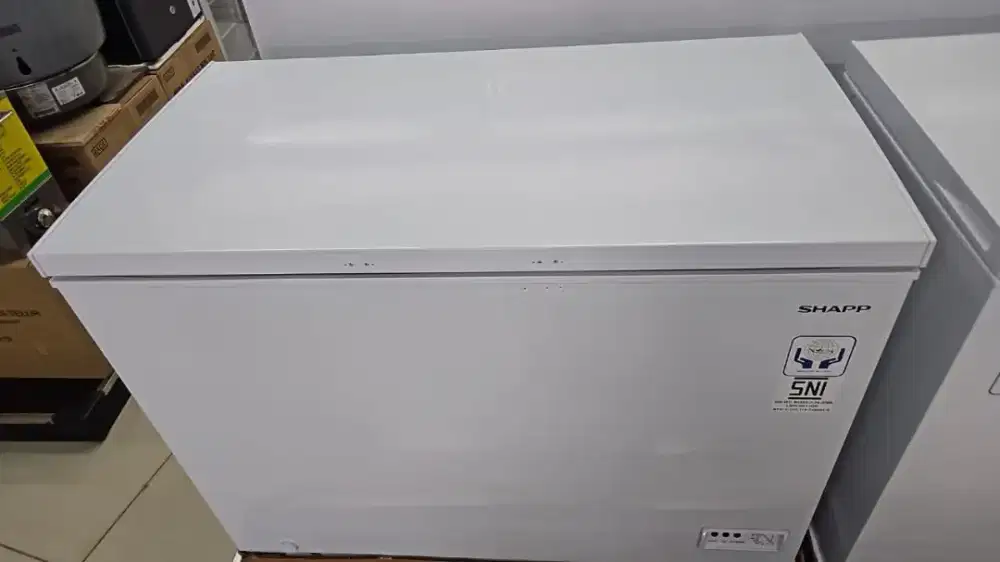 CREDIT FREZER BOX TYPE SHARP 282L  BUNGA RINGAN DP 0% NO DP