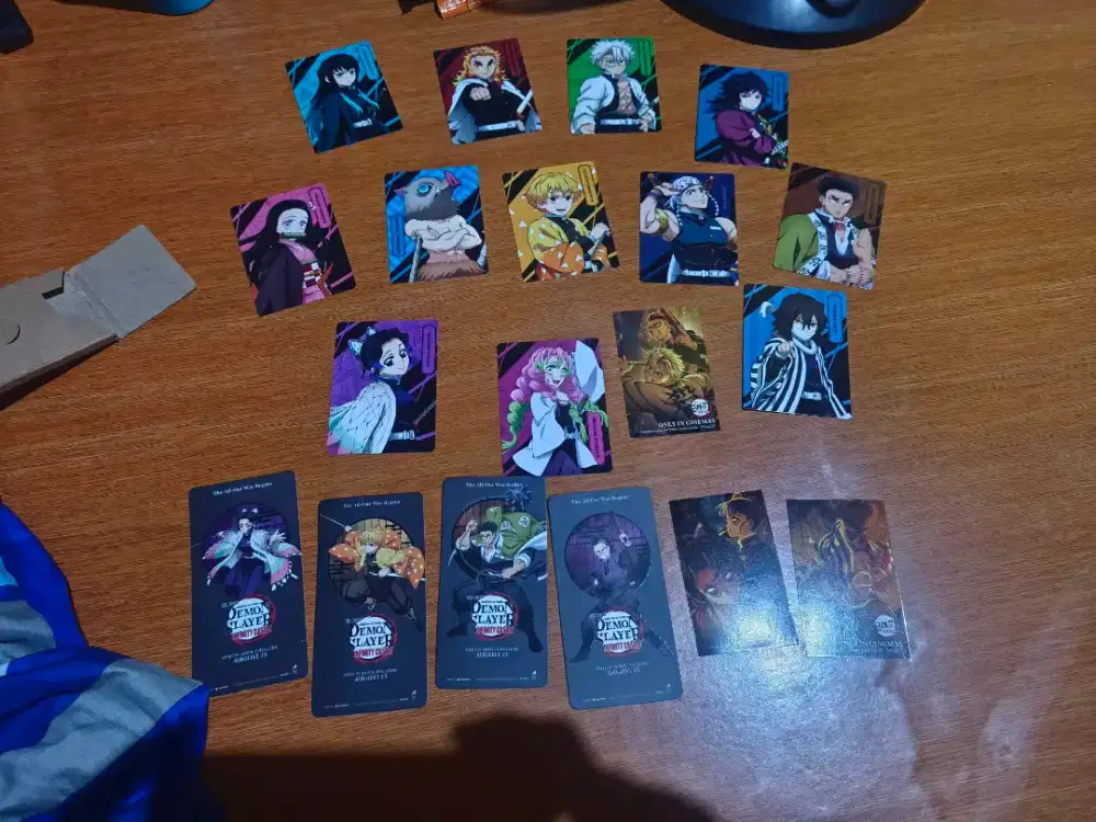 Jual collect ticket set B movie demon slayer dan collect card
