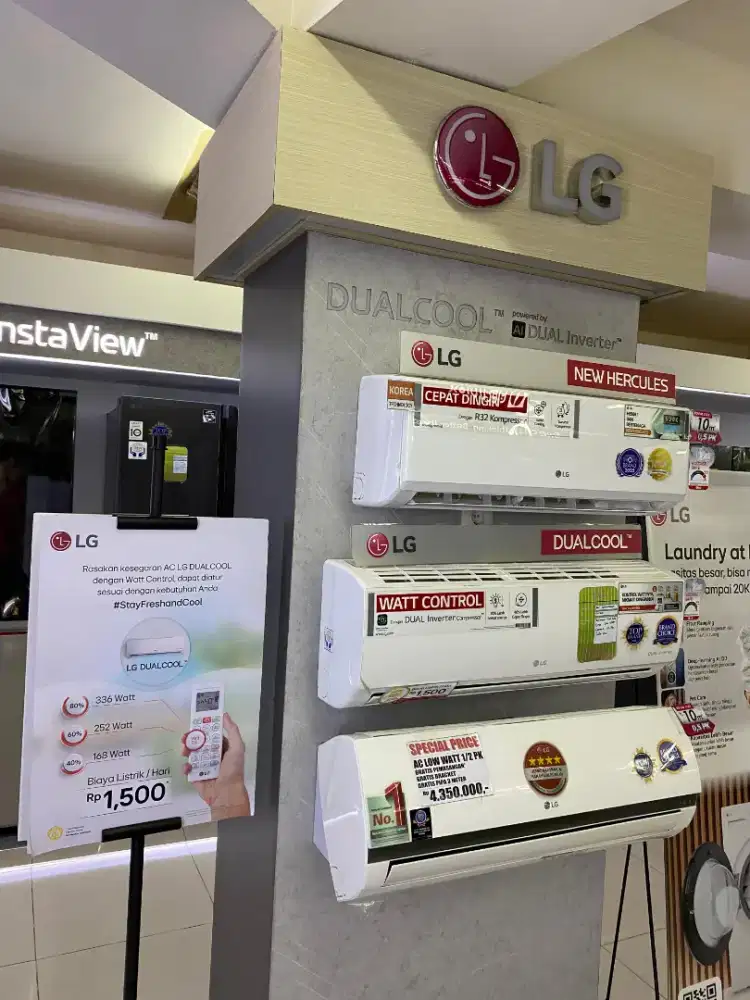 CREDIT AC 1/2PK MERK LG BUNGA 0% NO DP