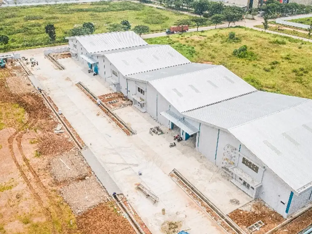 disewakan gudang baru di kawasan industri millennium tigaraksa