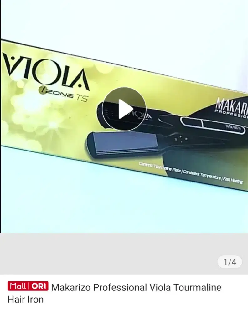 Catokan rambut ORIGINAL Makarizo untuk smoothing.