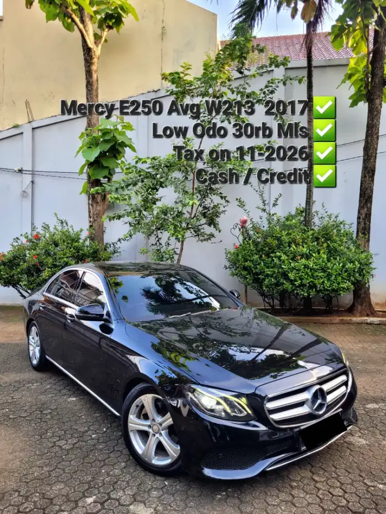 MERCEDES BENZ W213 E250 AVANTGARDE CGI CBU 2017/2016