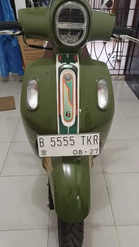 DiJual Murah Yamaha Fazzio warna hijau custom pabrik th 2022