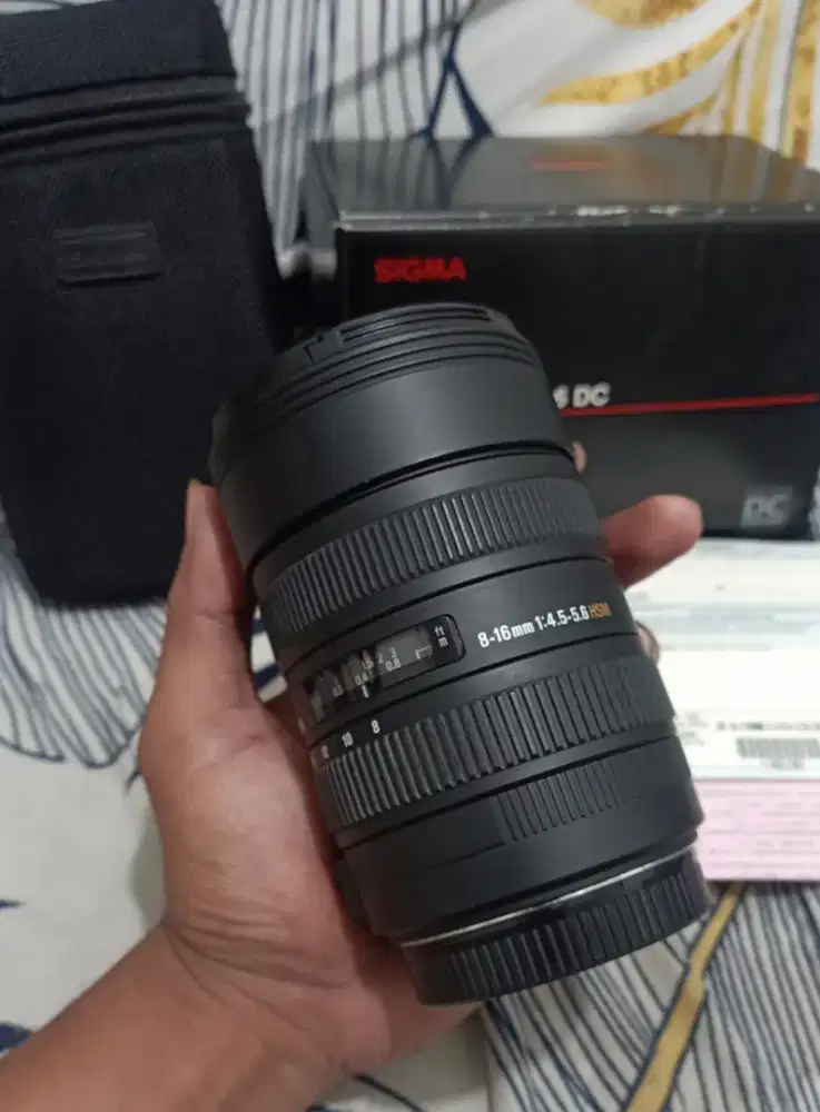 Lensa fisheye Sigma 8-16mm for Canon