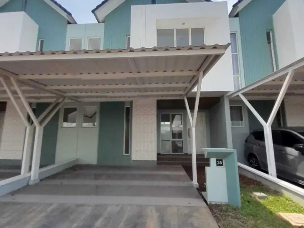 Disewakan rumah cantik siap huni di cluster catriona suvarna sutera