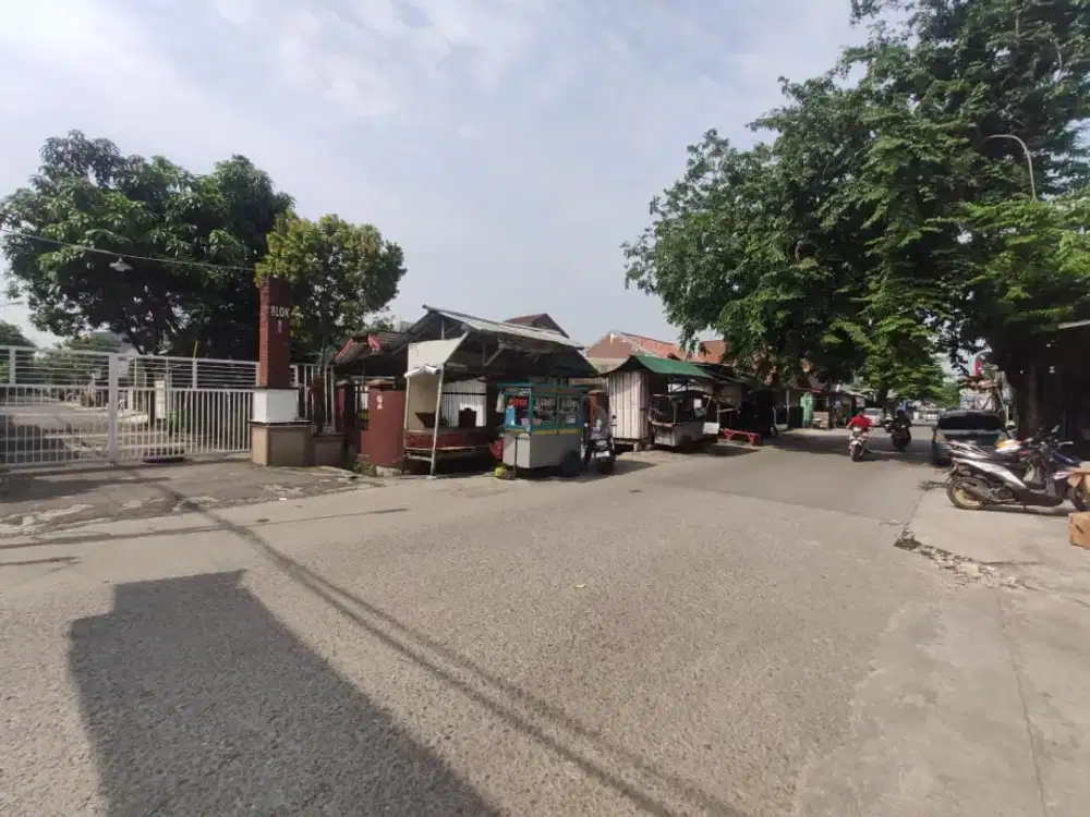 Jual Tanah Kavling Rumah pinggir Jalan, cocok untuk usaha ruko kantor, Perumnas Bumi telukjambe, Karawang Barat