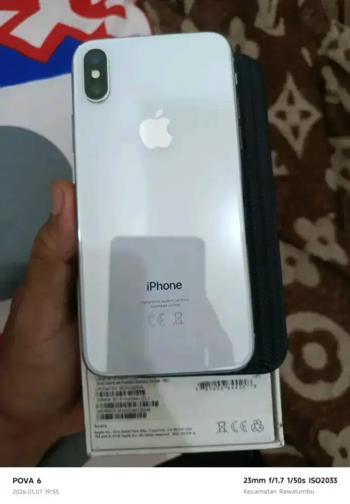 Iphone X fullset all operator 64gb