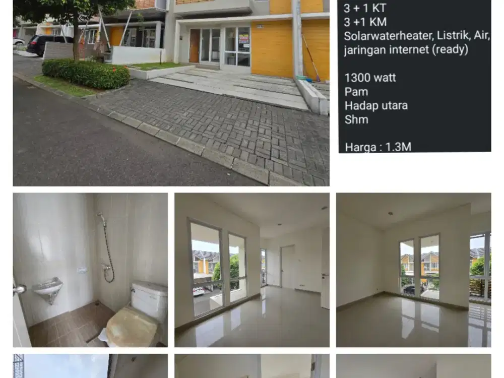 Disewakan citra raya rumah besar 2 lantai ada kolam berenang rapi