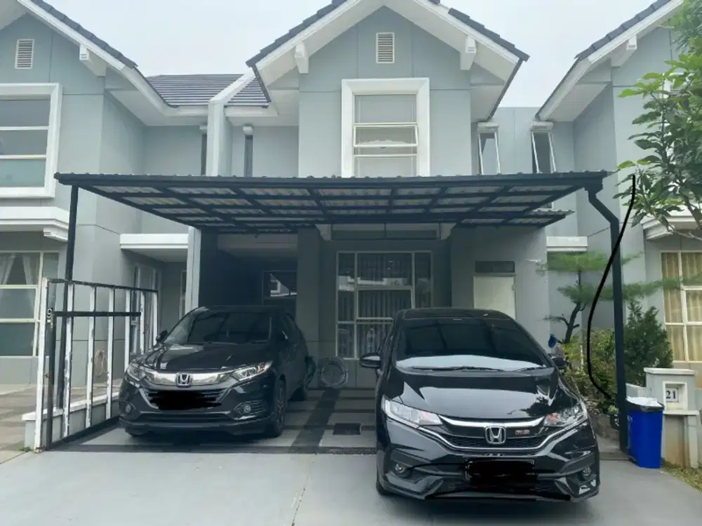 rumah siap huni di cluster bahana suvarna sutera semi furnish