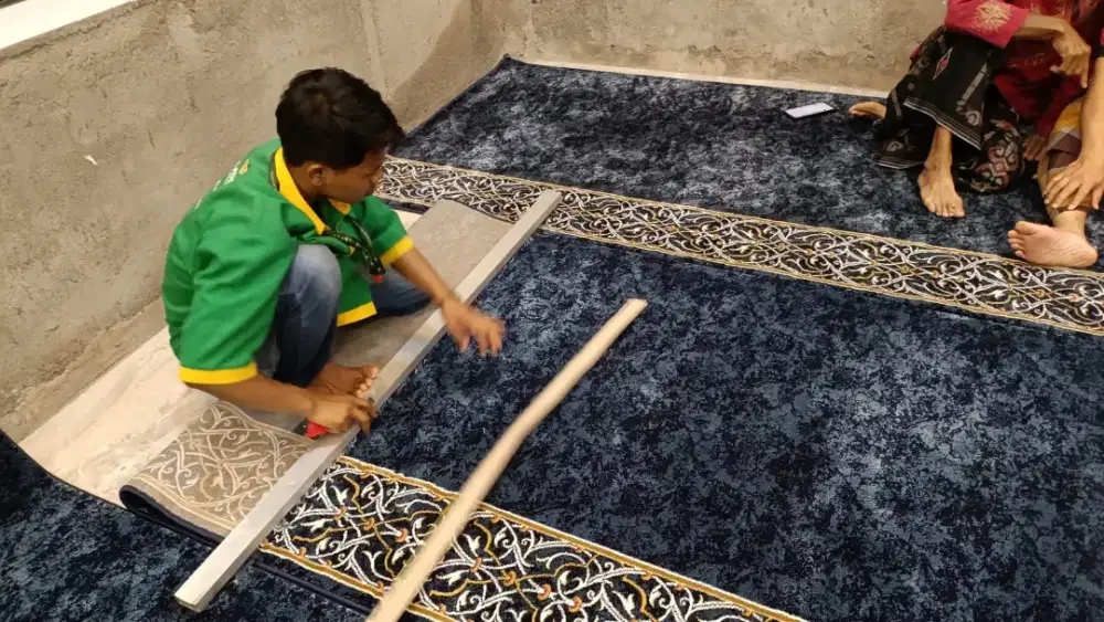 karpet mushola kantor elegan dan nyaman