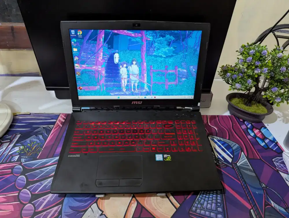 Laptop Gaming MSI GL62M 7RDX Intel Core I7-7700HQ Nvidia GTX 1050 SSD