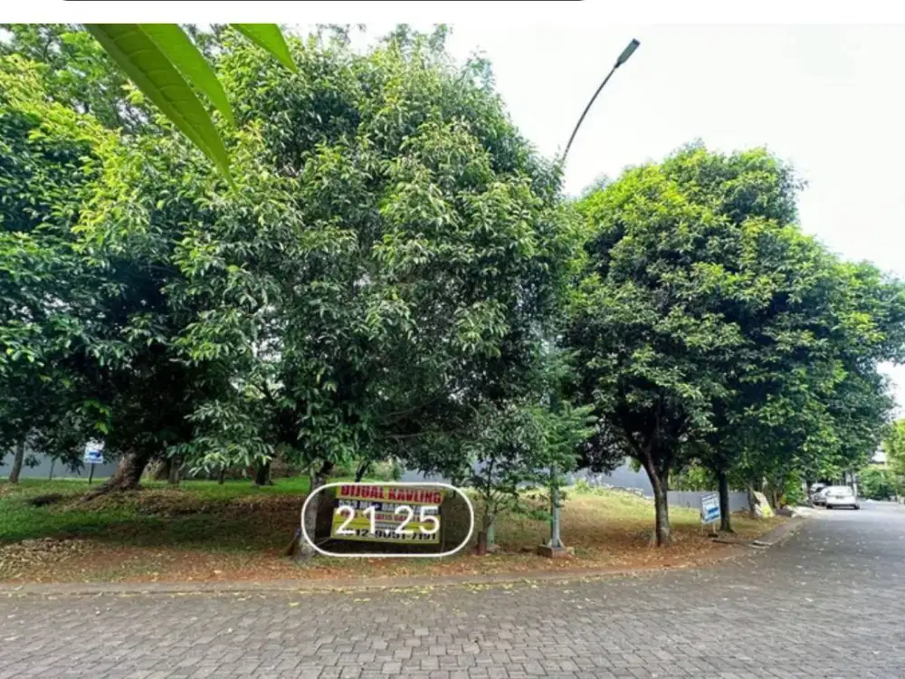 TANAH KAVLING LUAS POSISI HOOK LOKASI SUPER STRATEGIS