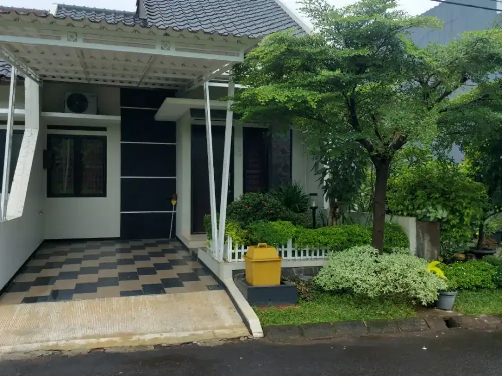 Rumah The Nature Alternatif Sentul Full Furnished SHM Luas 90m Nego