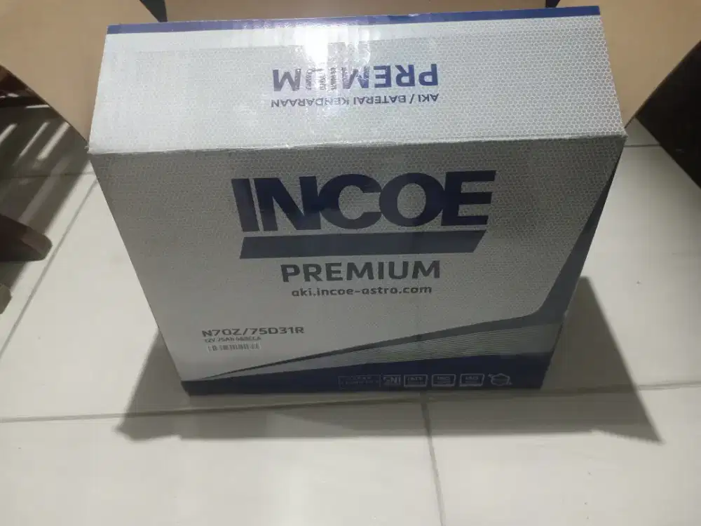 AKI INCOE 75 AH N70Z / 75D31R UNTUK PANTHER,HARDTOP,L300/,L200