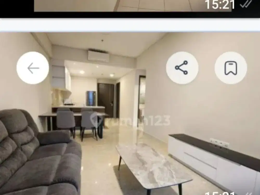 Disewakan Apartemen Marigold Navapark Bsd Full Furnished Siap Huni