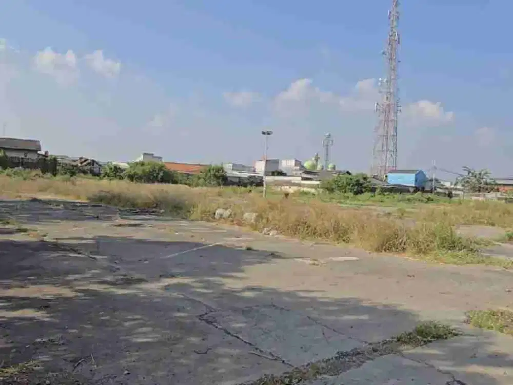 Disewakan Lahan 2.6Ha (26.000m²) di Tipar Cakung, sudah full Beton, akses Kontainer