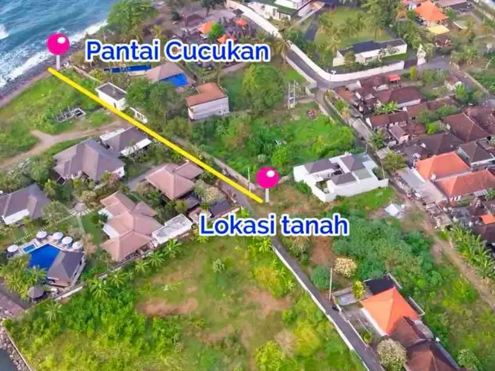Dijual Tanah Premium SHM 1 Menit ke Pantai Cucukan Gianyar – Zona Pariwisata