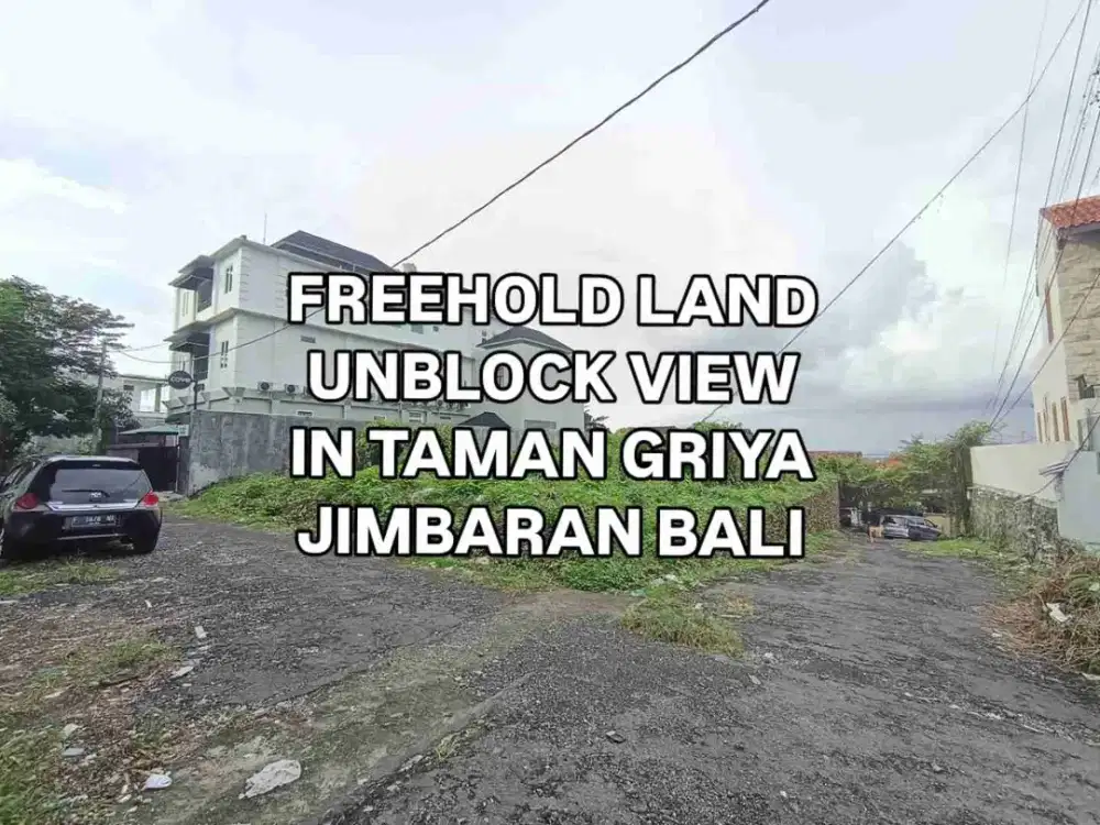 Tanah Unblock View Di Taman Griya Jimbaran Badung Bali
