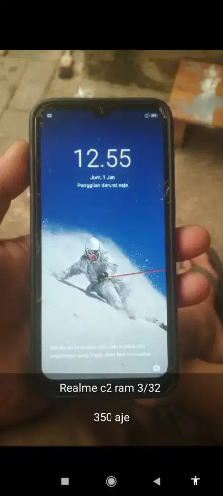 Jual hp relme.c2 ram.3