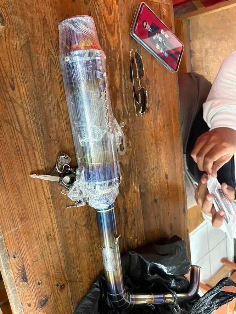 knalpot amora aerox new/old