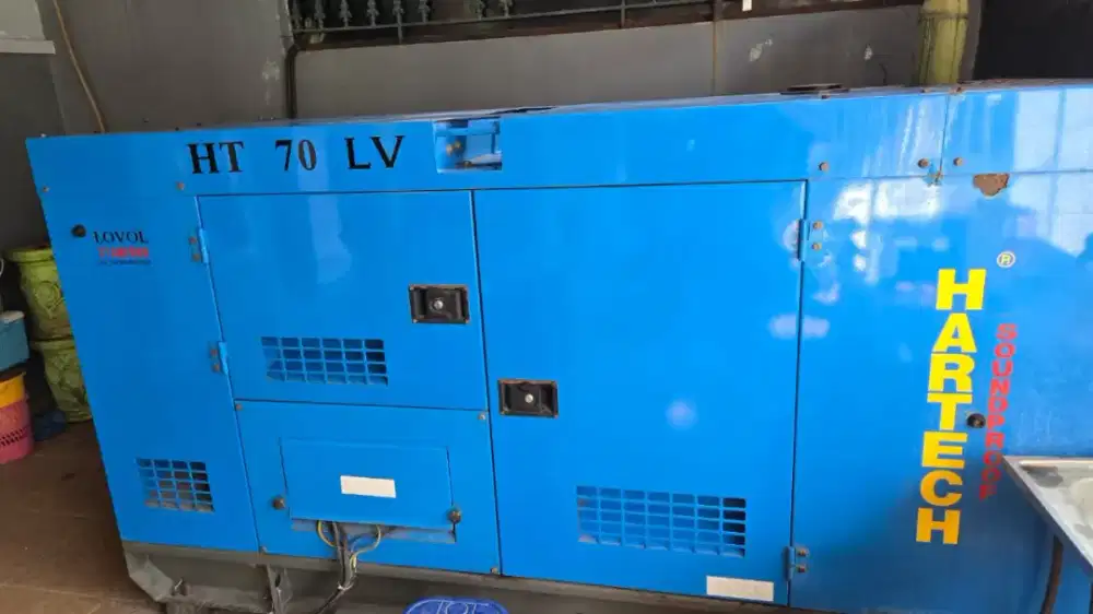 Dijual Genset Hartech 70 KVA kondisi istimewa
