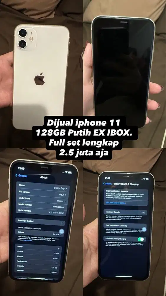IPHONE 11 128GB EX IBOX