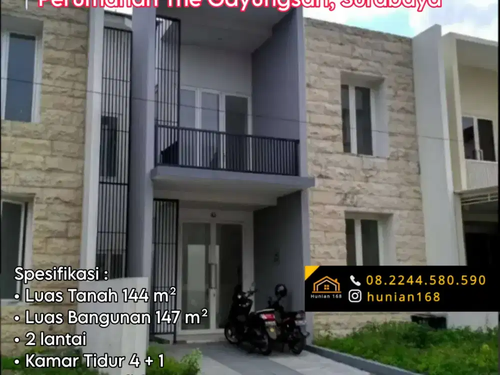 Dijual Jual Rumah The Gayungsari Gayung Sari Sakura Regency Regensi Surabaya Selatan Ketintang Siwalankerto