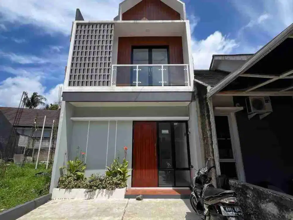 Dijual Rumah 2 Lantai Skandinavian Di Cipayung Depok, Free Biaya-biaya