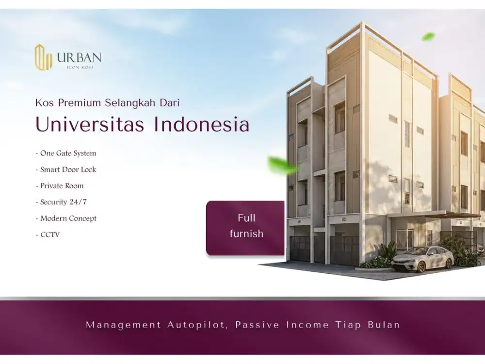 Rukos terbaik strategis dkt uin jakarta potensi passive income besar di depan mata