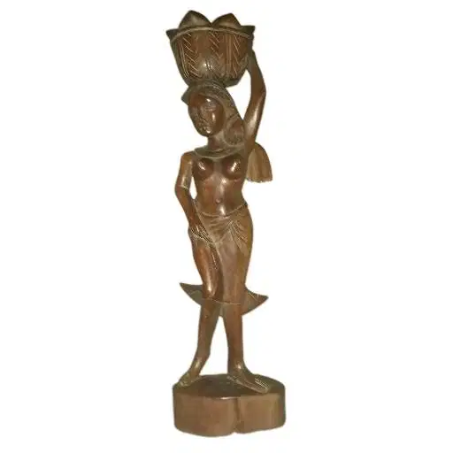 Patung Kayu Petani Perempuan Viral