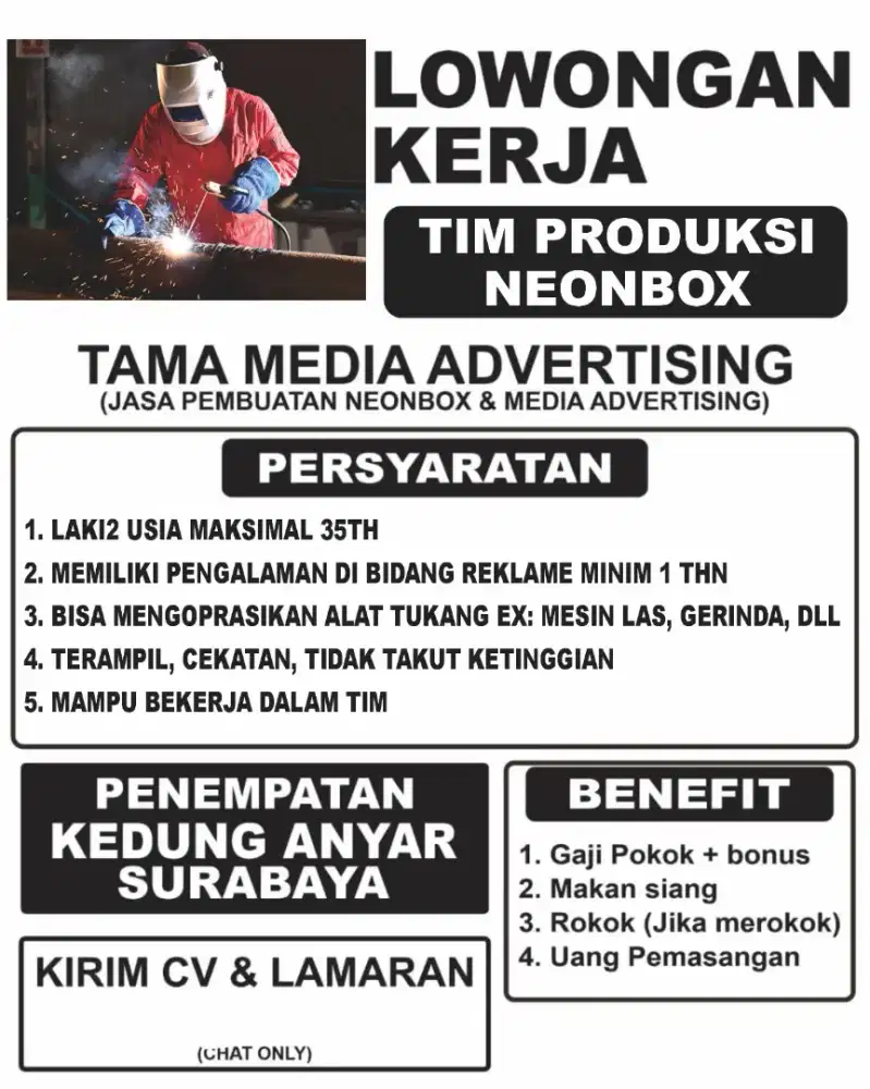 Dicari cepat tukang neonbox