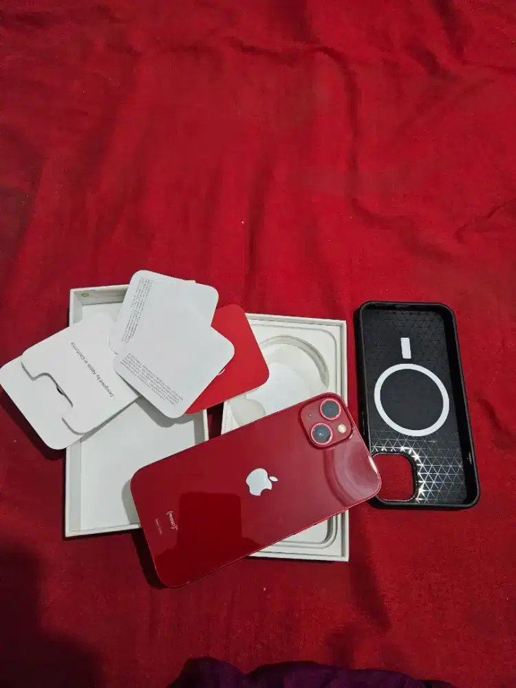 iphone 13 128 red fullset ibox