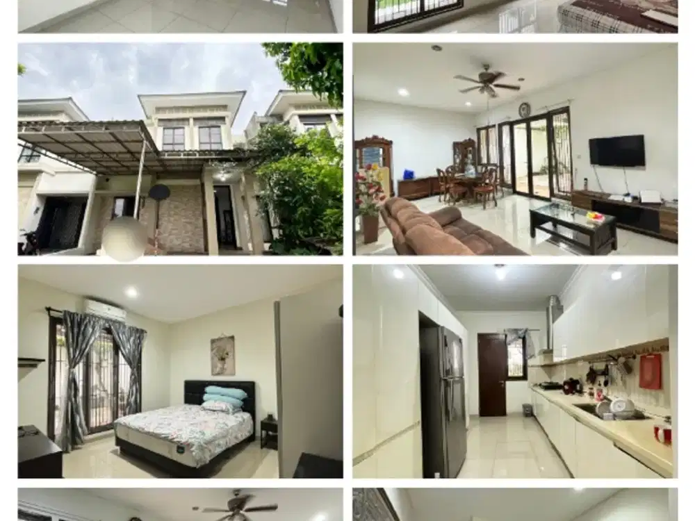 disewakan Murah rumah furnished di suvarna sutera tangerang padi