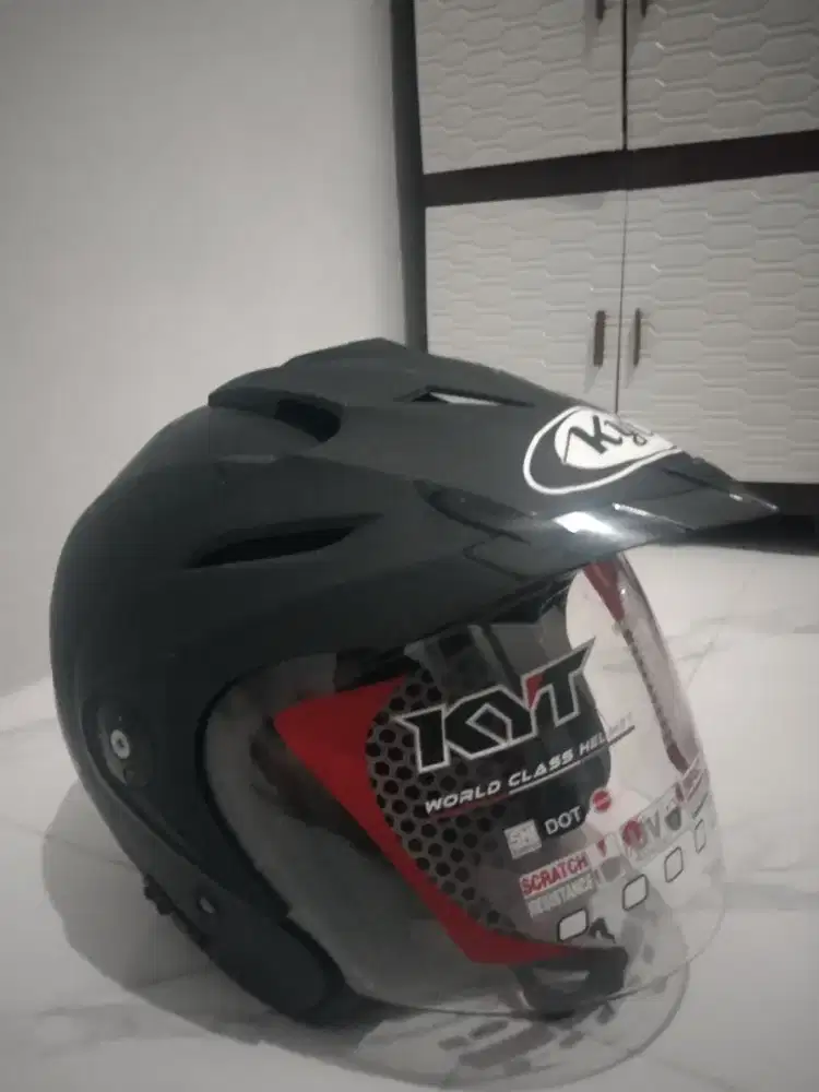 Helm Kyt Hitam Doff