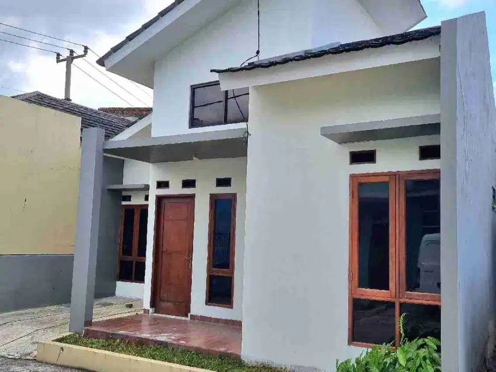 Rumah Baru Bagus dan Murah SHM Free AJB dan BPHTB Pinggir Jalan Raya Cibeureum Bogor